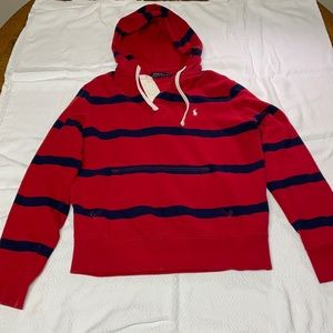 Striped Polo Hoodie